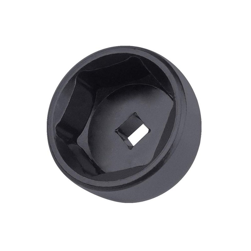 Ibetter أداة سحب فلتر الزيت Ibetter 32mm 6-نقطة، مفتاح فلتر زيت منخفض الارتفاع، أداة إزالة فلتر الزيت 3/8" لجنرال موتورز، فولكس فاجن، بونتياك شيفروليه، ساتورن، بونتياك، ساب وجميع السيارات التي تحتوي على أغطية فلتر زيت 32mm (أسود) - Image 1